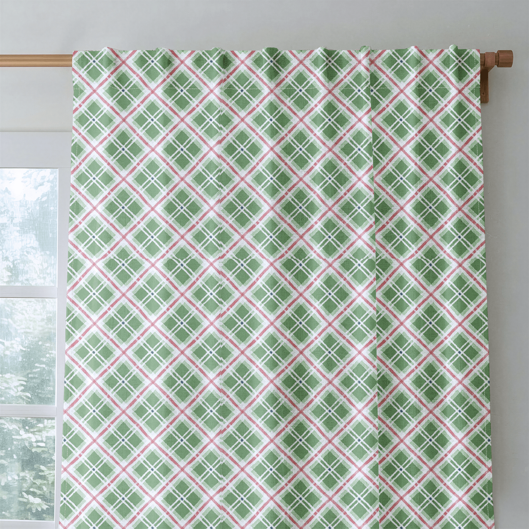 Halehart Plaid - Curtain Panel - The Drapery