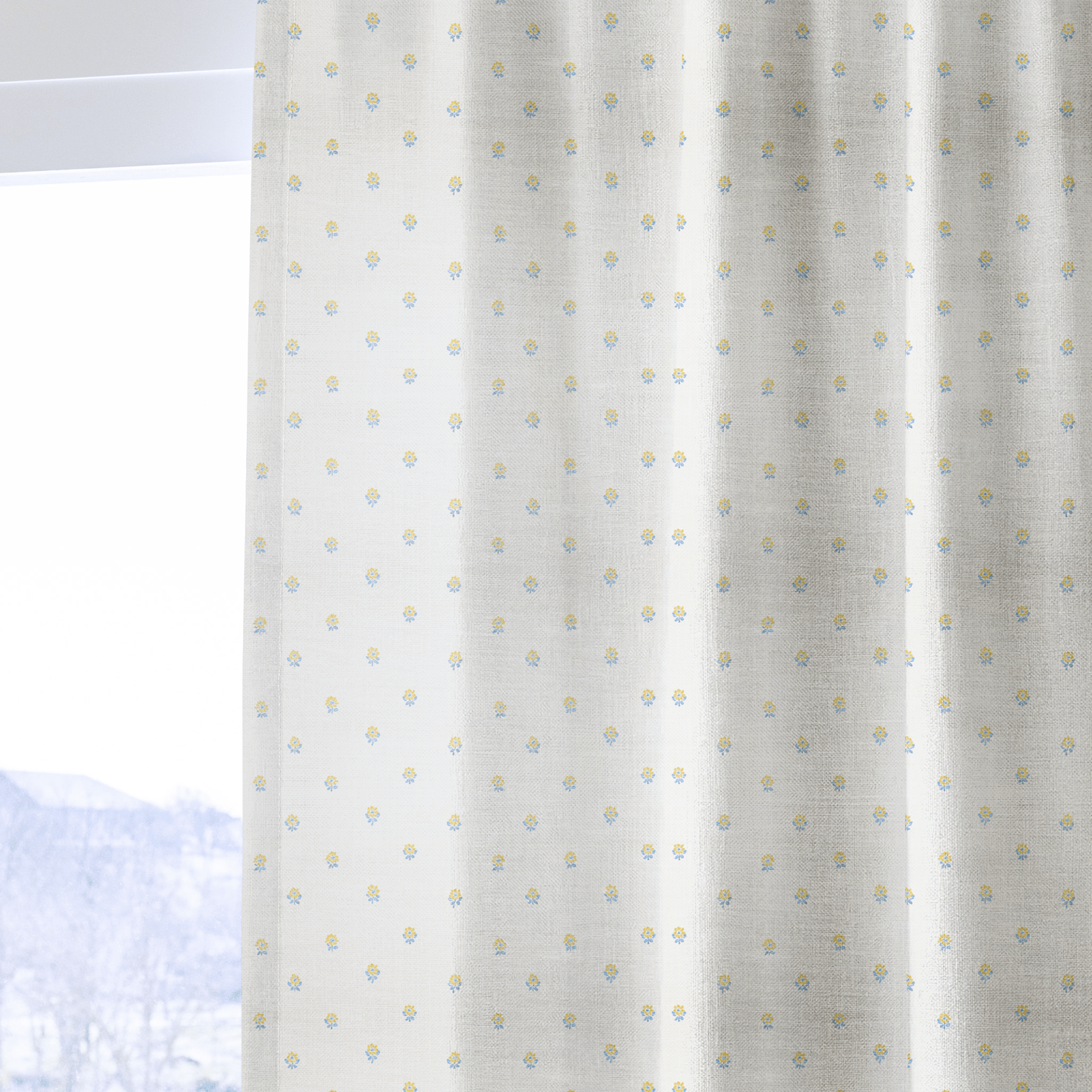 Happy Blooms - Curtain Panel - The Drapery