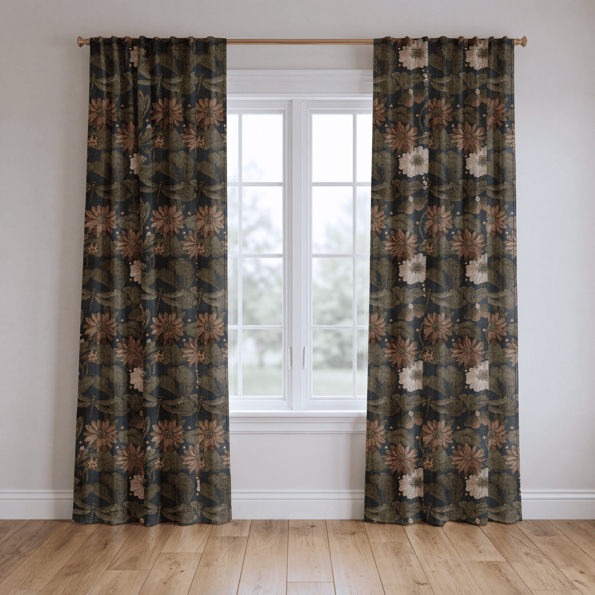 Happy Bugs - Curtain Panel - The Drapery