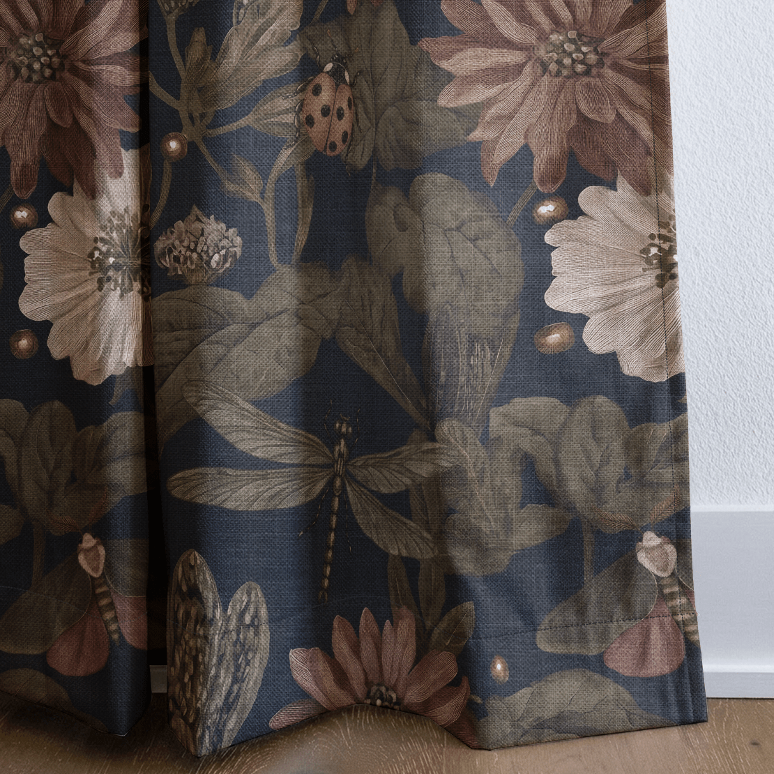 Happy Bugs - Curtain Panel - The Drapery