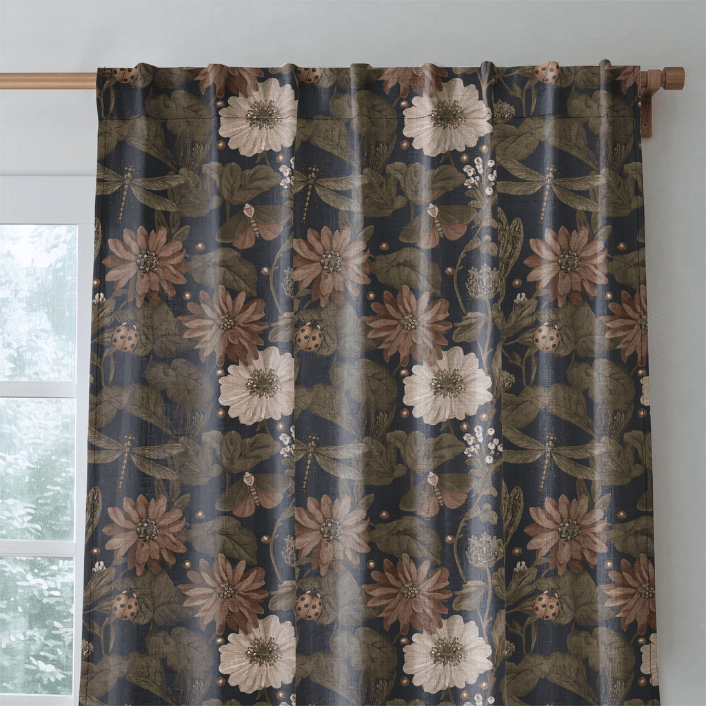 Happy Bugs - Curtain Panel - The Drapery