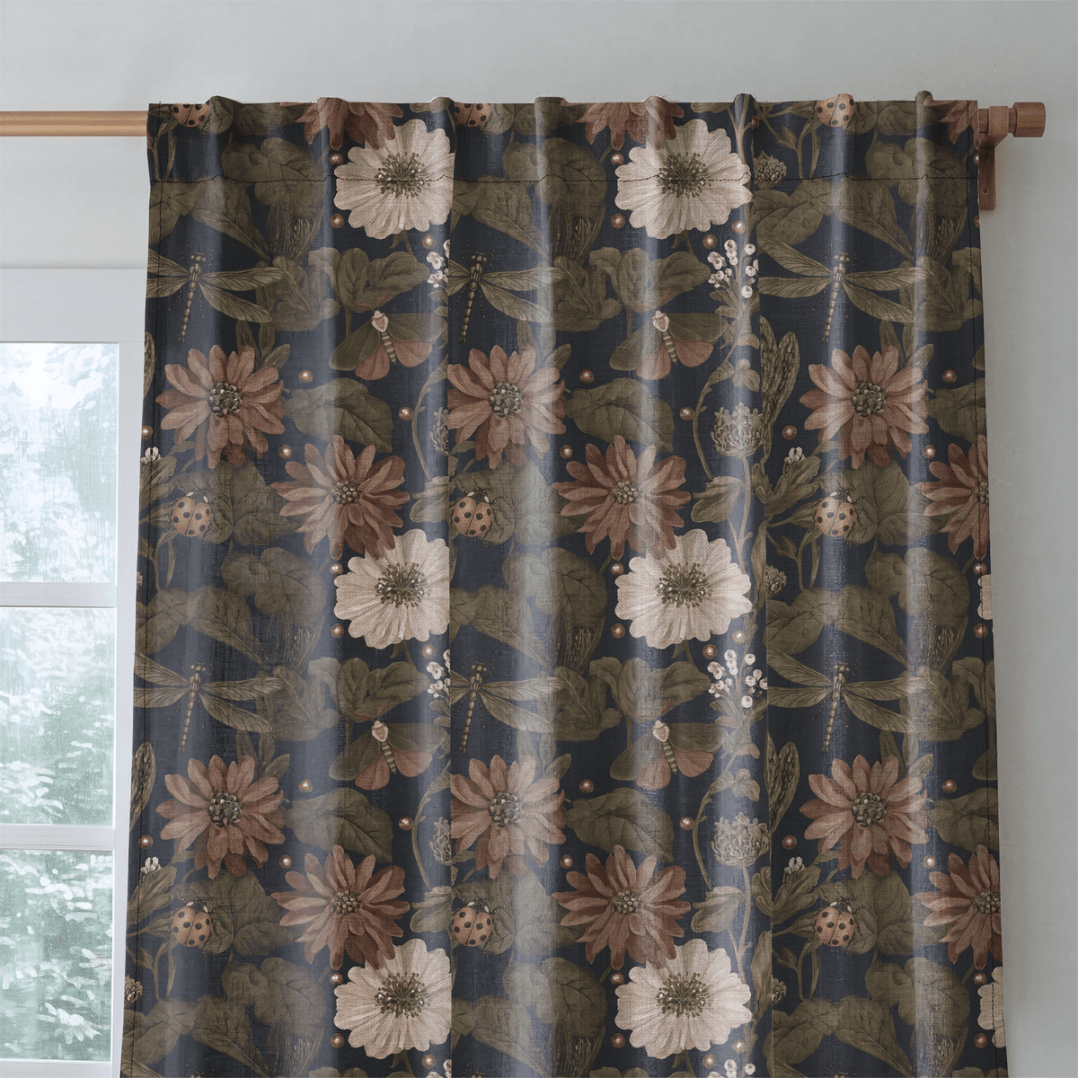 Happy Bugs - Curtain Panel - The Drapery