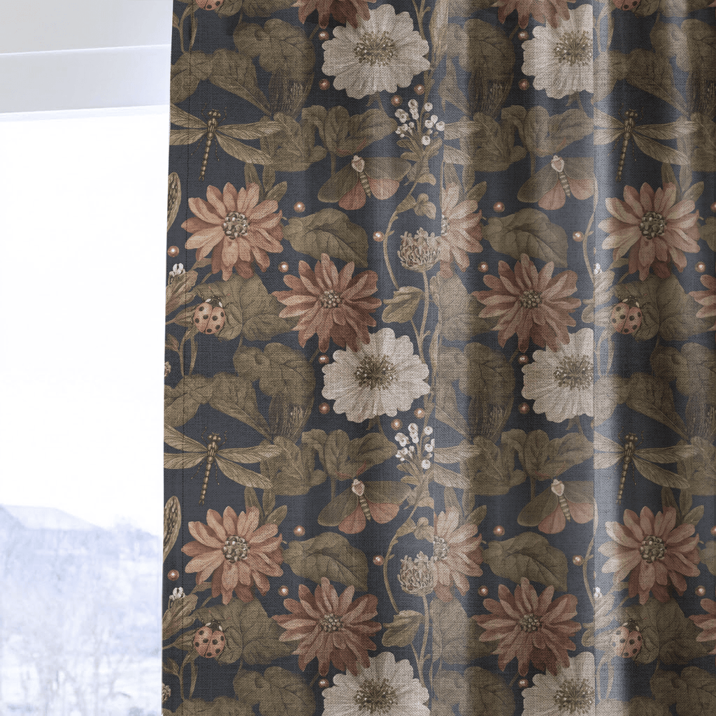 Happy Bugs - Curtain Panel - The Drapery