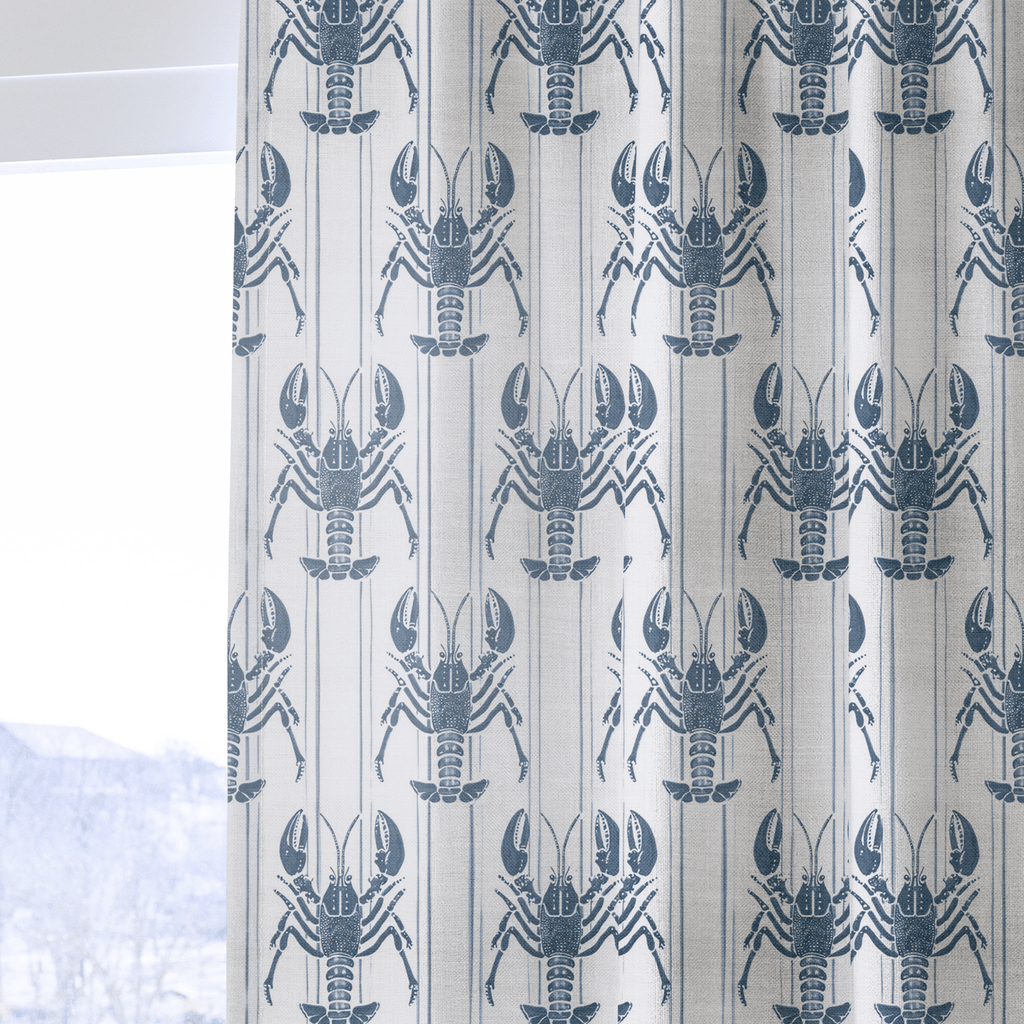 Harbor Lobsters - Curtain Panel - The Drapery