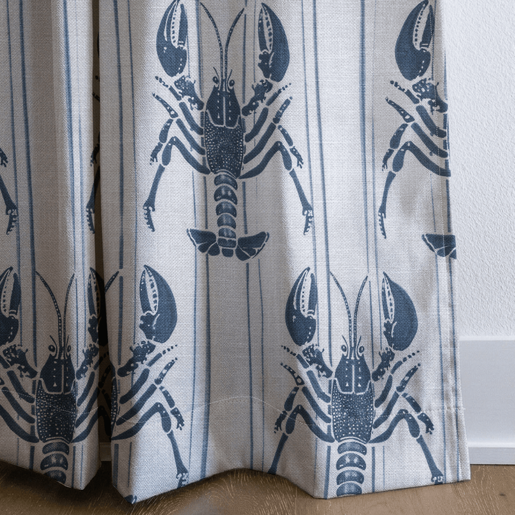 Harbor Lobsters - Curtain Panel - The Drapery