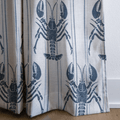 Harbor Lobsters - Curtain Panel - The Drapery