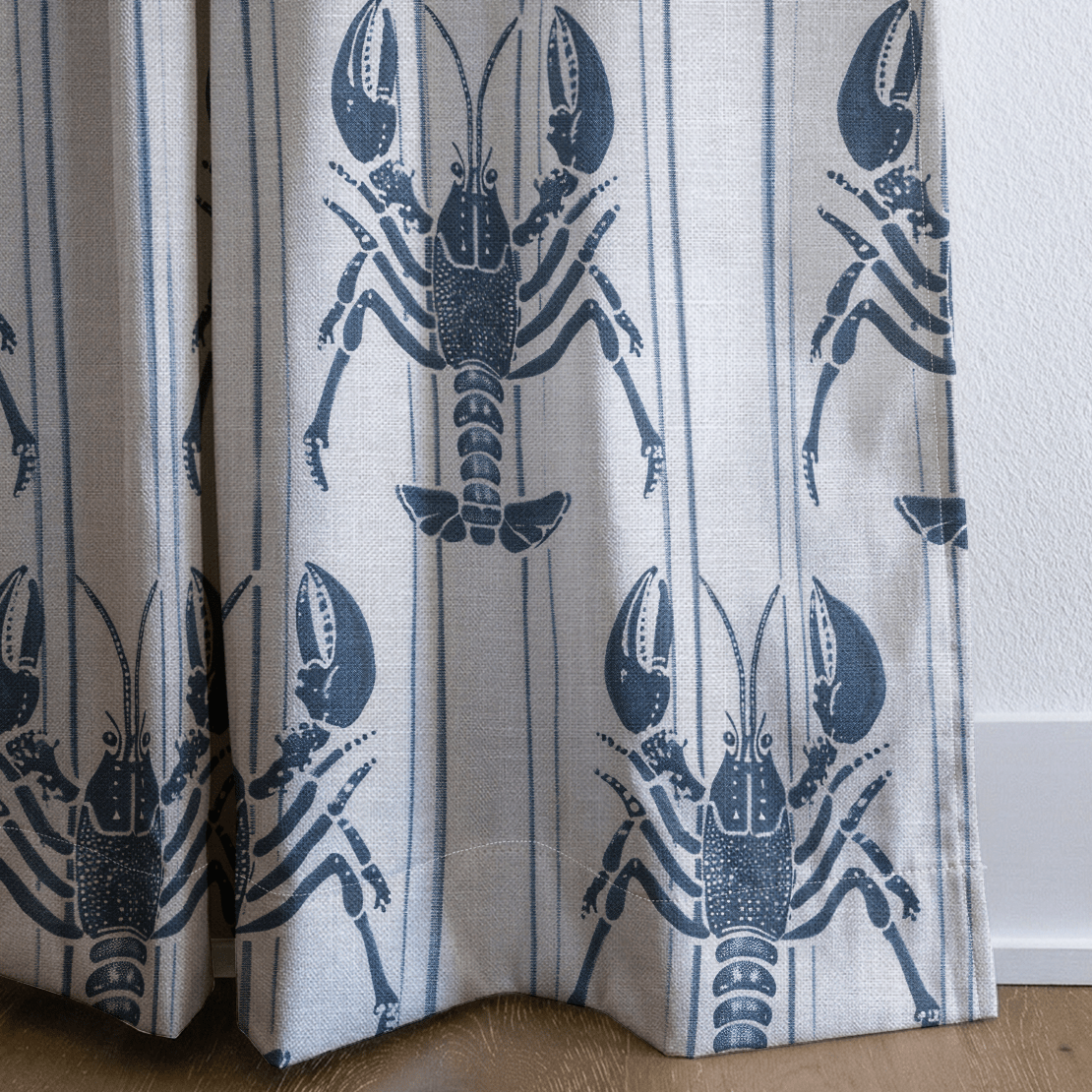 Harbor Lobsters - Curtain Panel - The Drapery