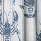 Harbor Lobsters - Curtain Panel - The Drapery
