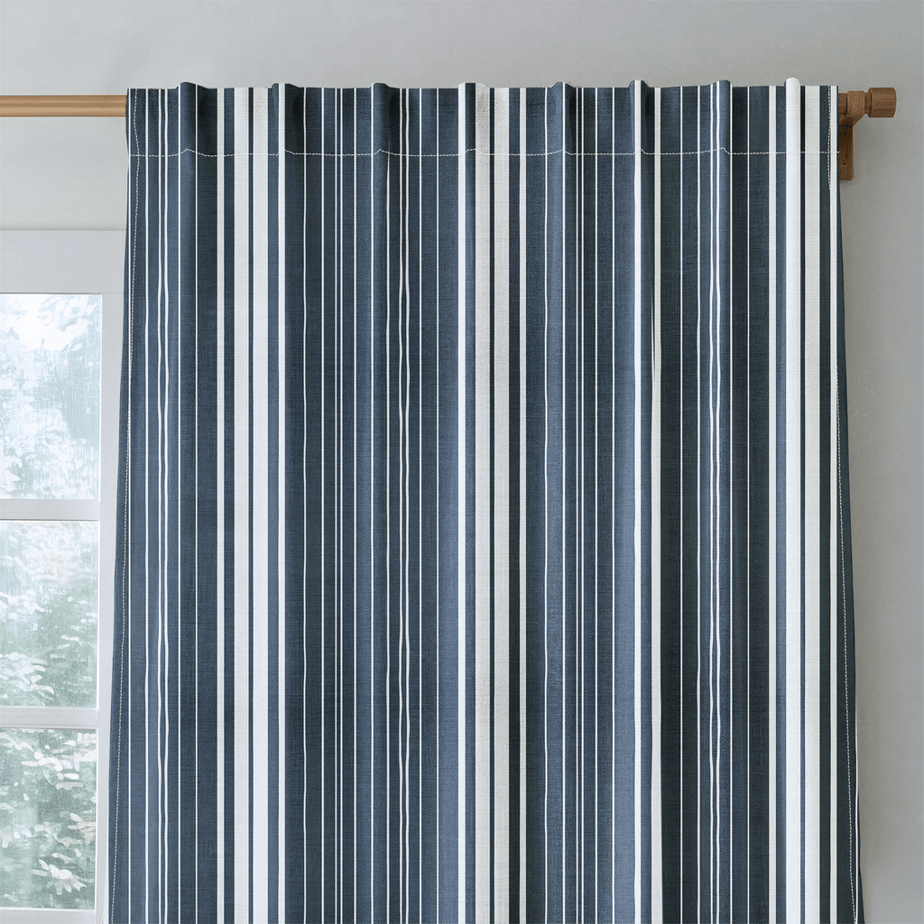 Harbor Stripe - Curtain Panel - The Drapery