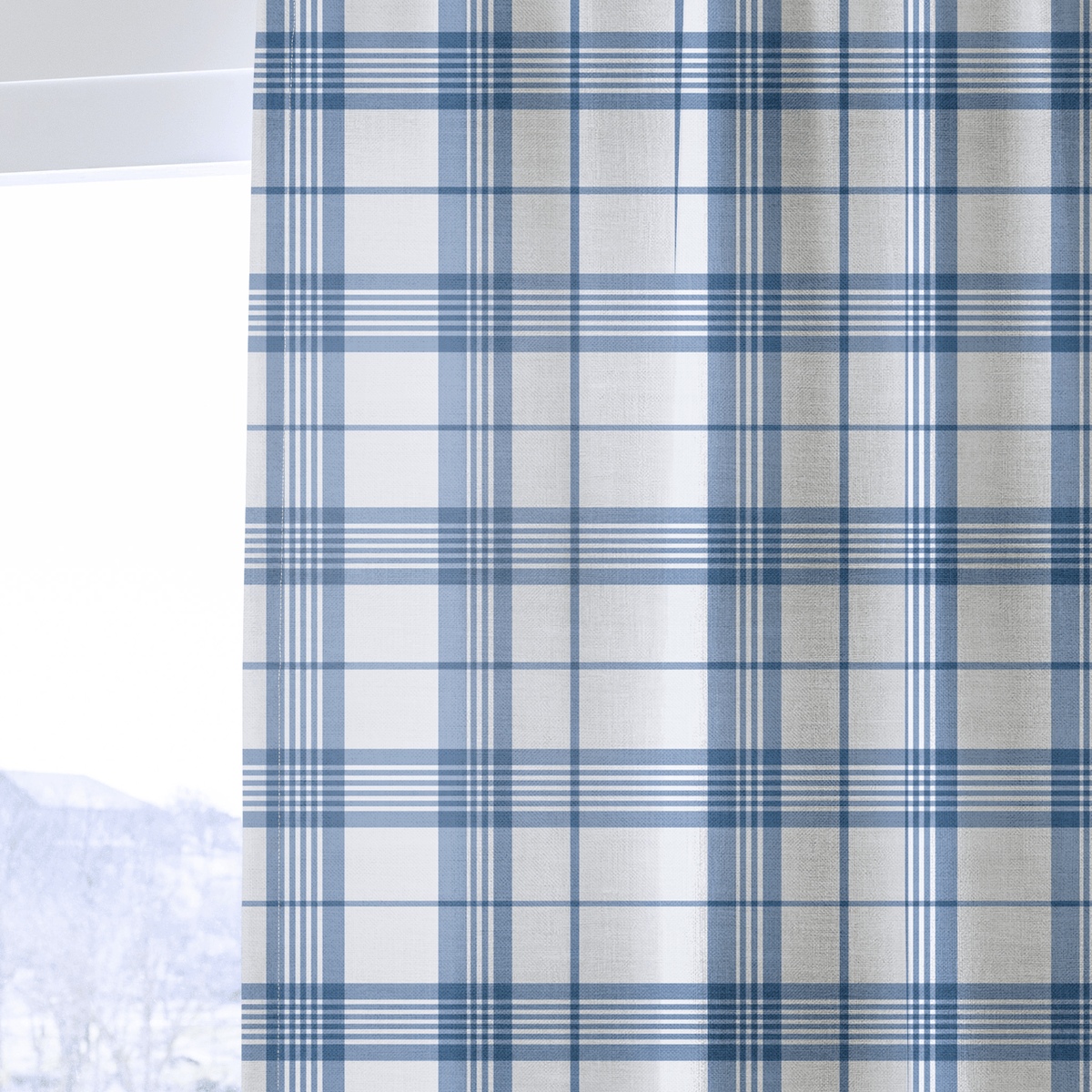 Harbour Tartan - Curtain Panel - The Drapery