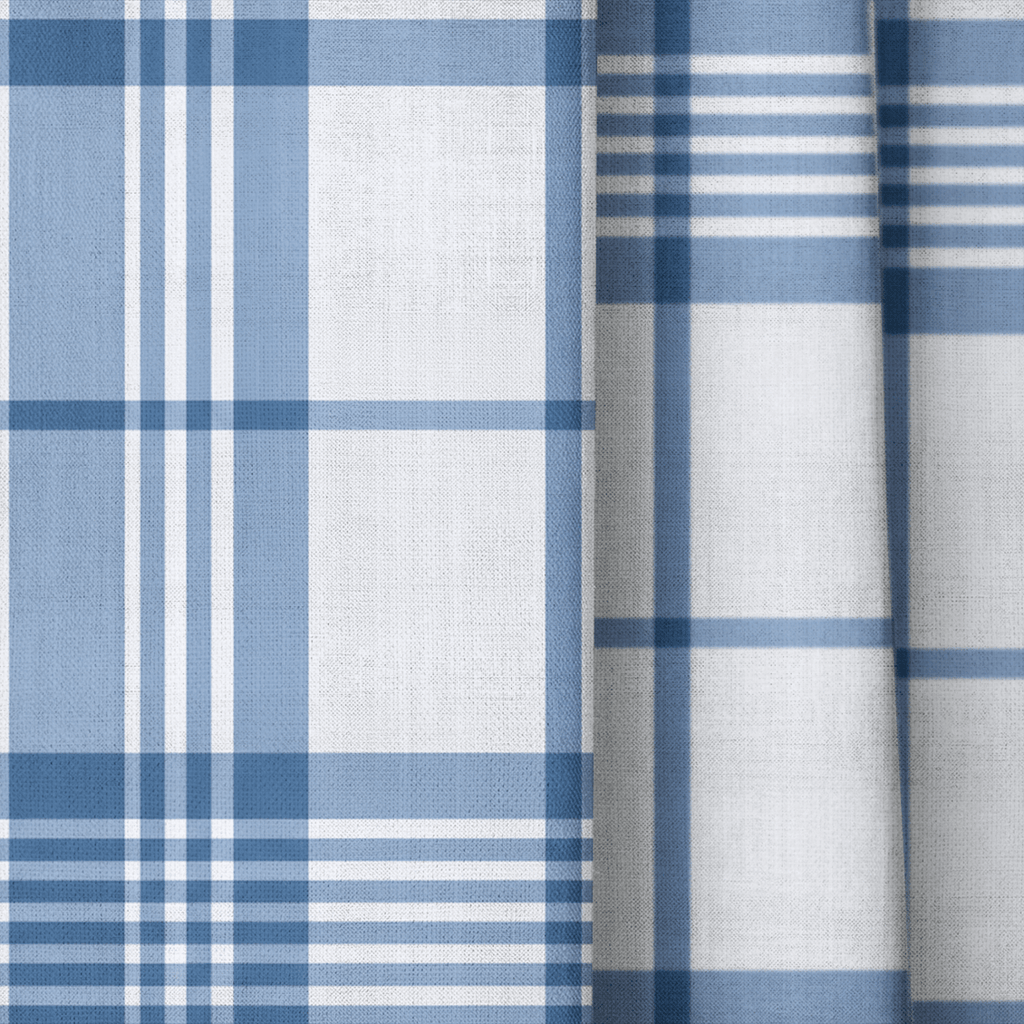 Harbour Tartan - Curtain Panel - The Drapery