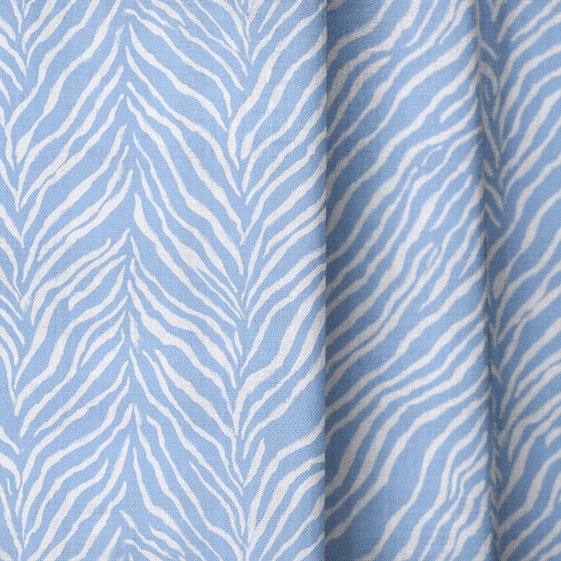 Harper Blue - Curtain Panel - The Drapery