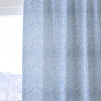 Harper Blue - Curtain Panel - The Drapery