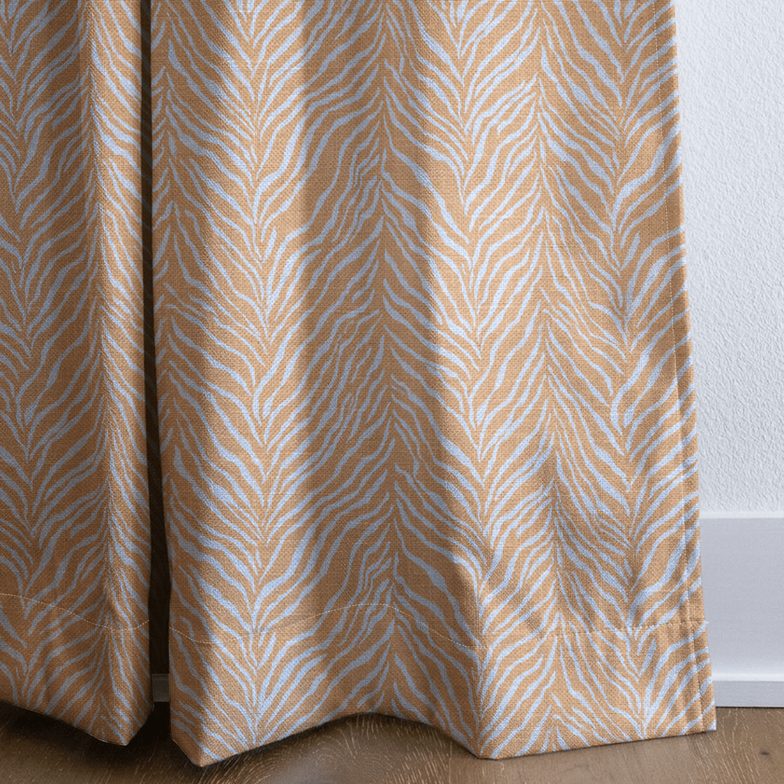 Harper Orange - Curtain Panel - The Drapery