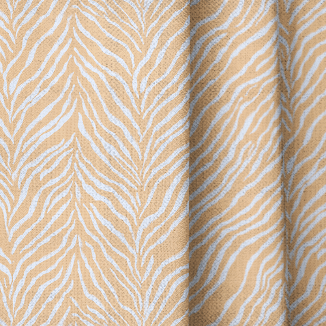 Harper Orange - Curtain Panel - The Drapery