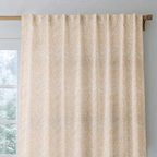 Harper Orange - Curtain Panel - The Drapery