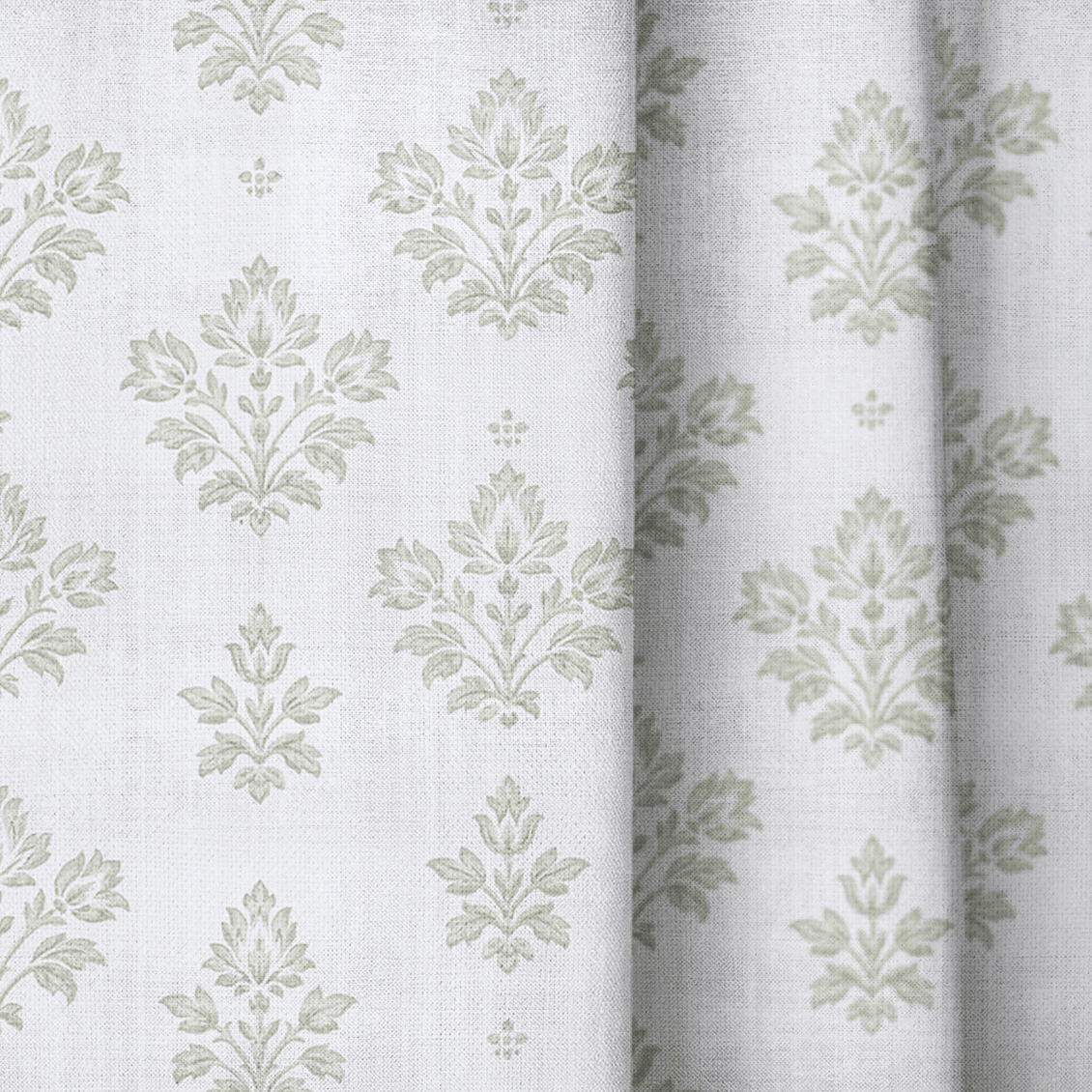 Hartwell Damask - Curtain Panel - The Drapery