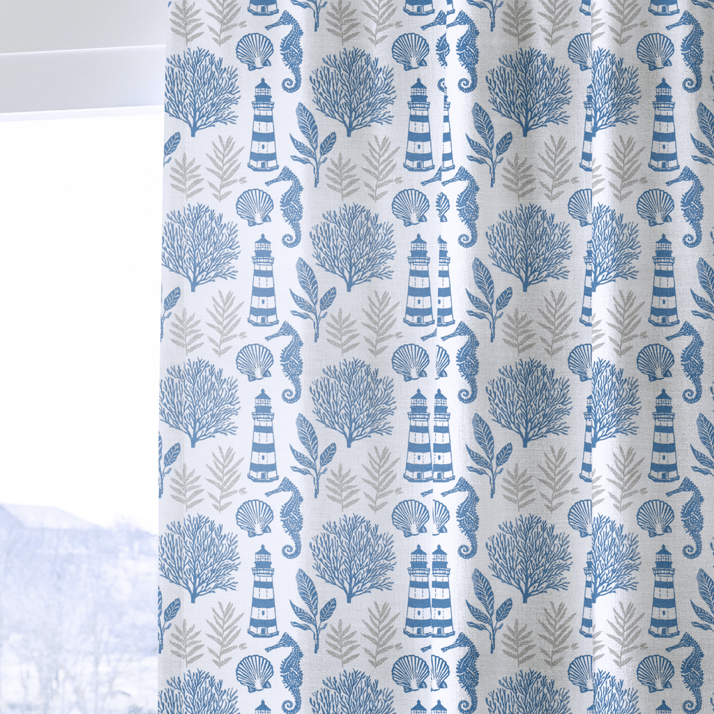 Hartwick Lighthouse - Curtain Panel - The Drapery