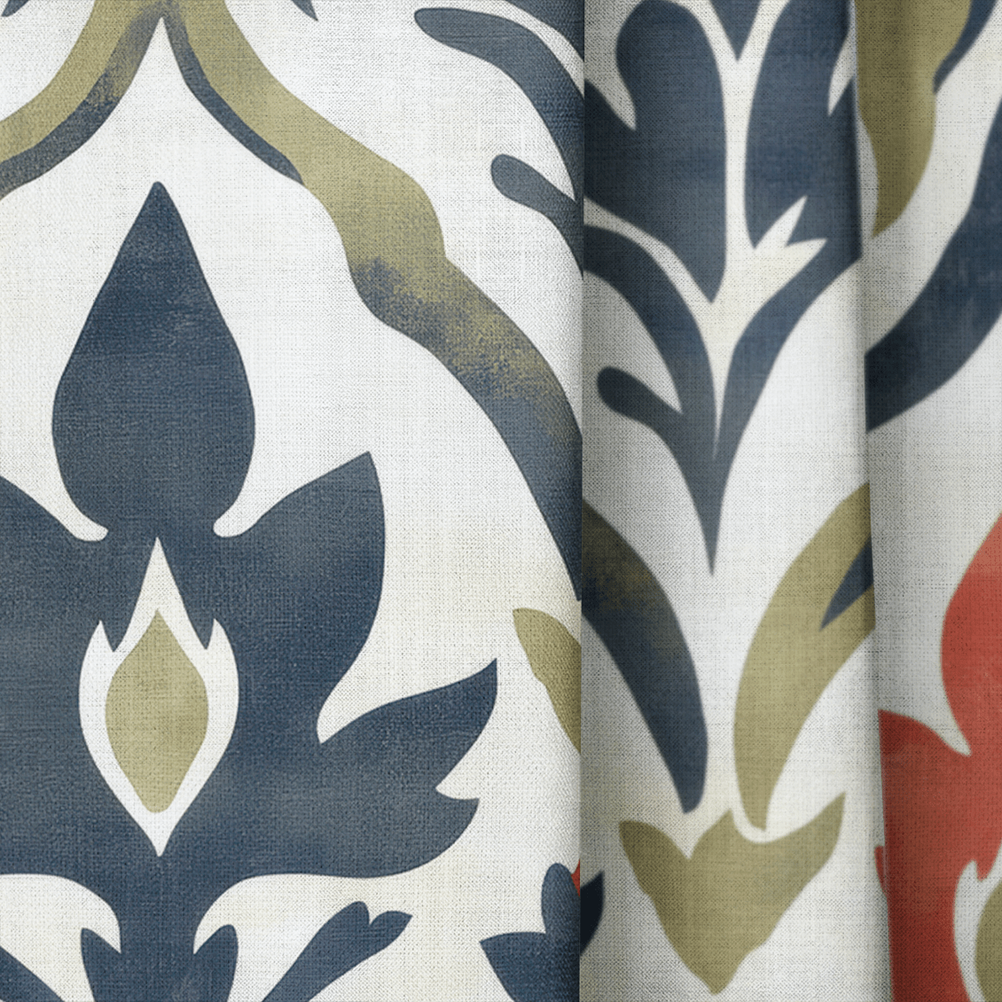 Harvest Flame - Curtain Panel - The Drapery