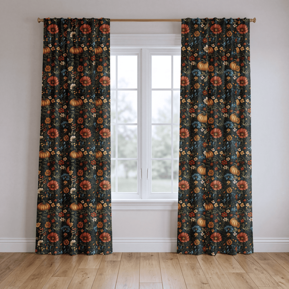 Harvest Moon - Curtain Panel - The Drapery
