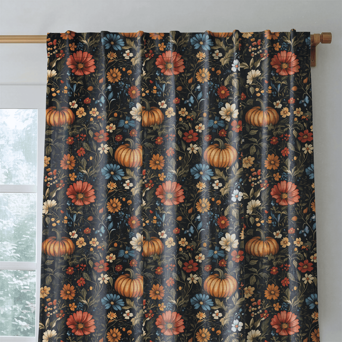 Harvest Moon - Curtain Panel - The Drapery