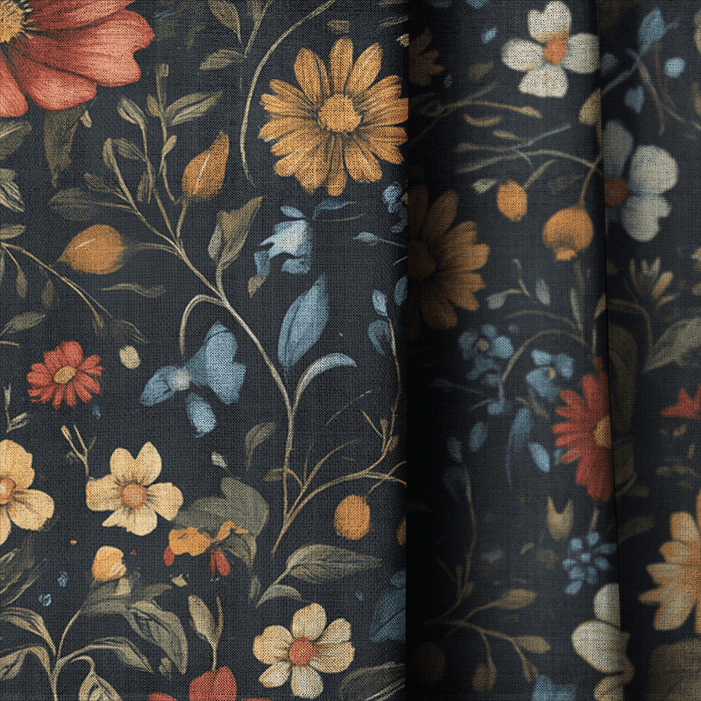 Harvest Moon - Curtain Panel - The Drapery
