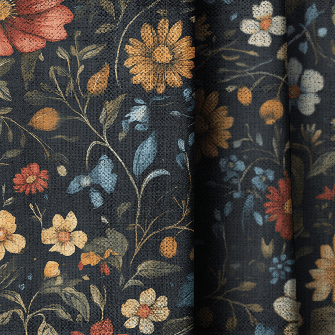 Harvest Moon - Curtain Panel - The Drapery