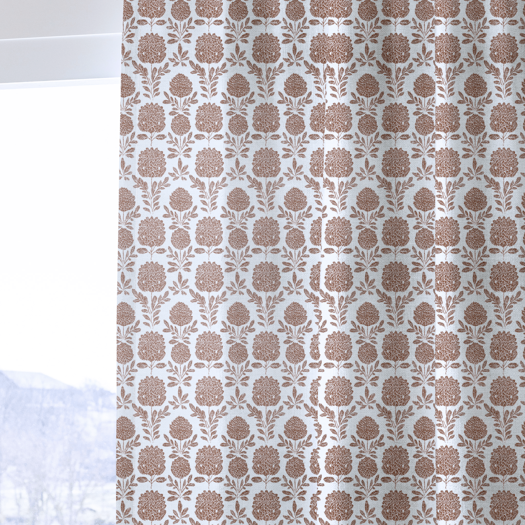 Harvest Stem - Curtain Panel - The Drapery