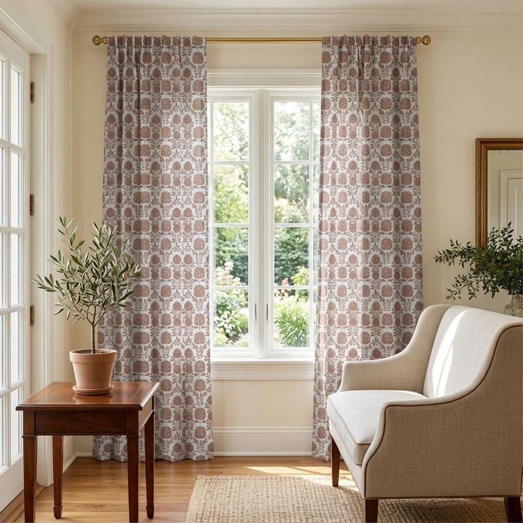 Harvest Stem - Curtain Panel - The Drapery