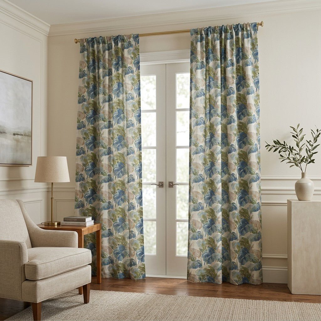 Hattie Palm - Curtain Panel - The Drapery