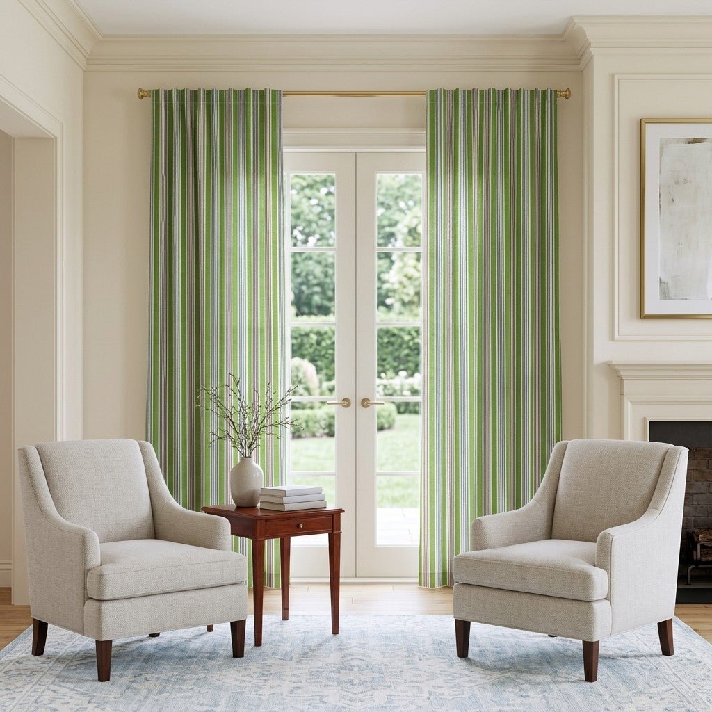 Hawke Stripes - Curtain Panel - The Drapery