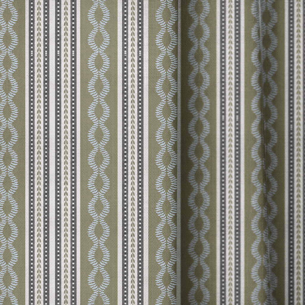 Hawthorne Braid - Curtain Panel - The Drapery