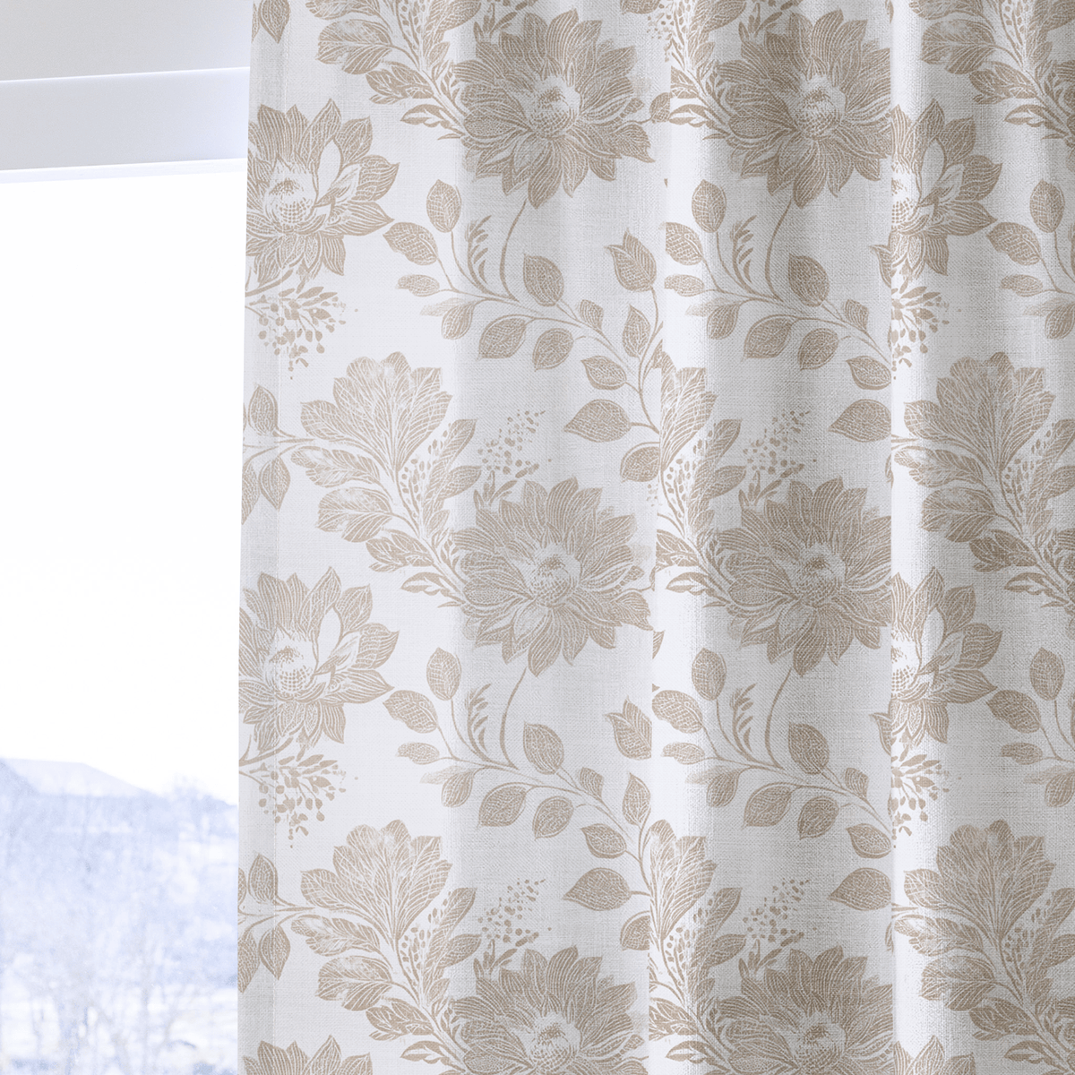 Hawthorne Garden - Curtain Panel - The Drapery