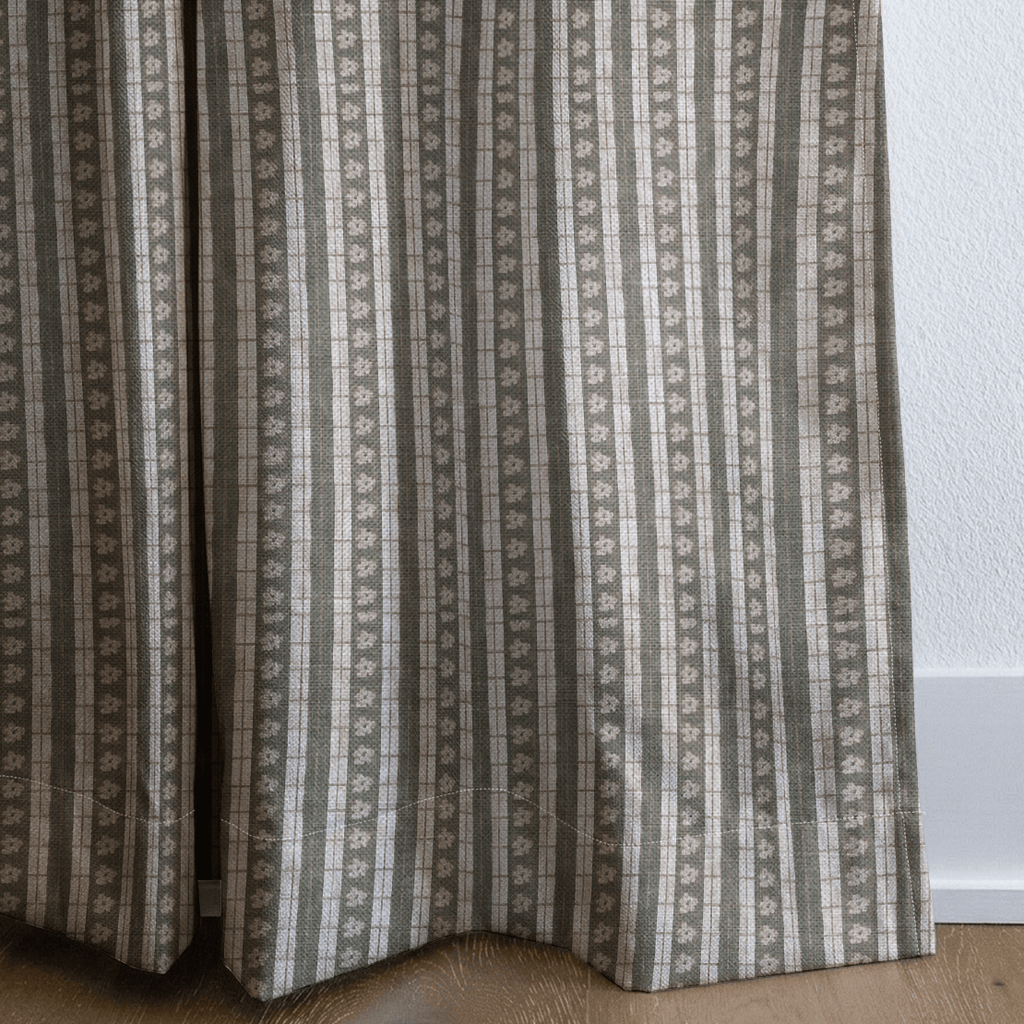 Hawthorne Sage - Curtain Panel - The Drapery