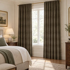 Hawthorne Umber - Curtain Panel - The Drapery
