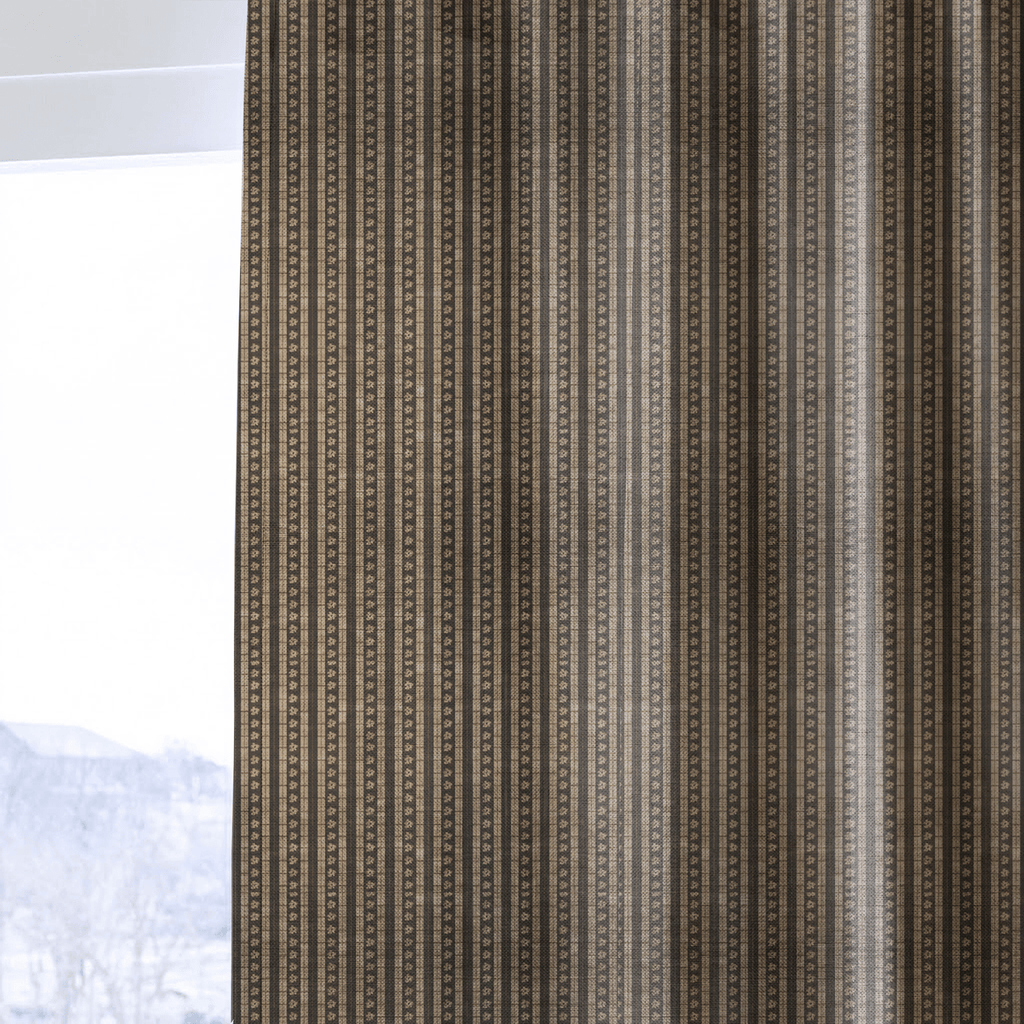 Hawthorne Umber - Curtain Panel - The Drapery