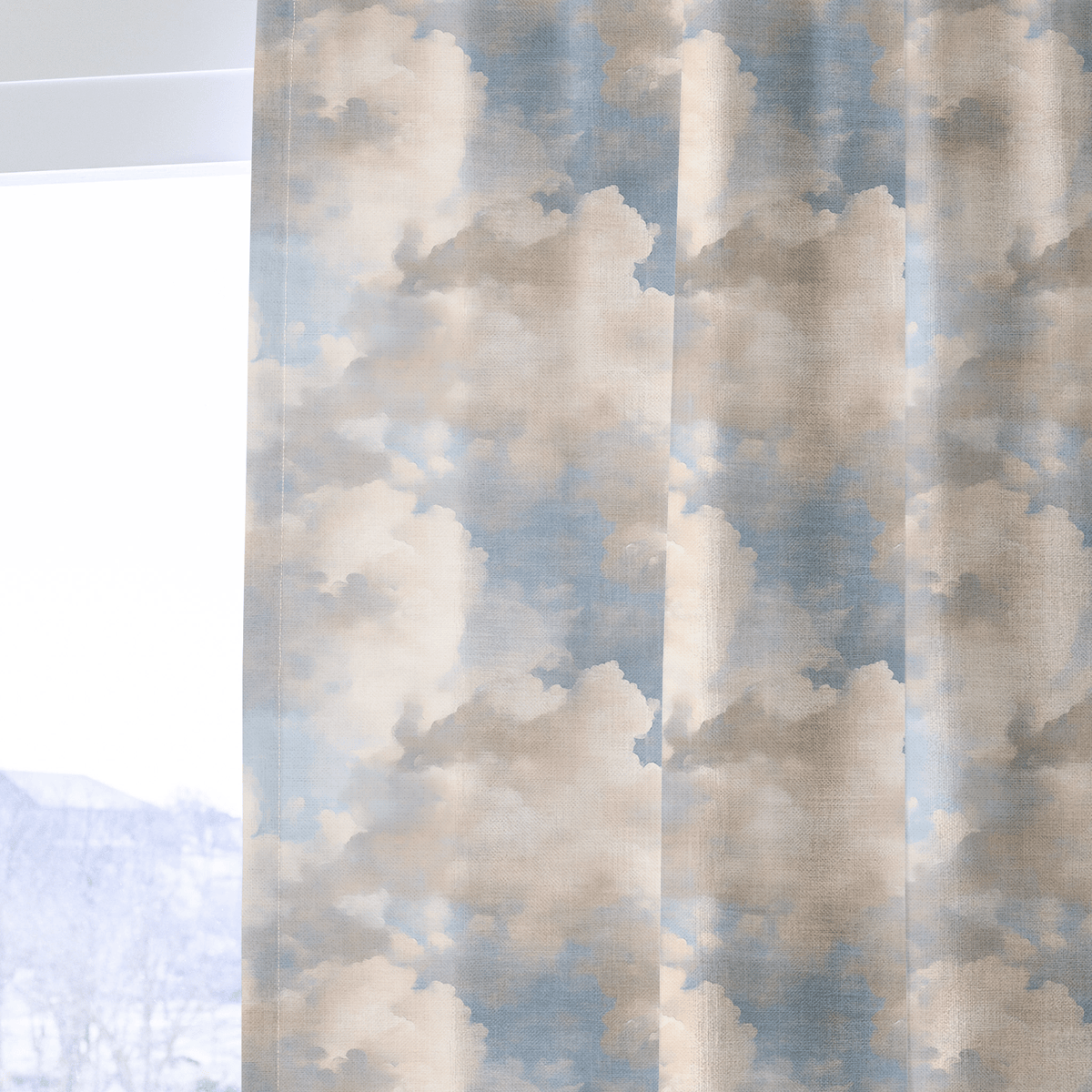 Heavenly Drift - Curtain Panel - The Drapery