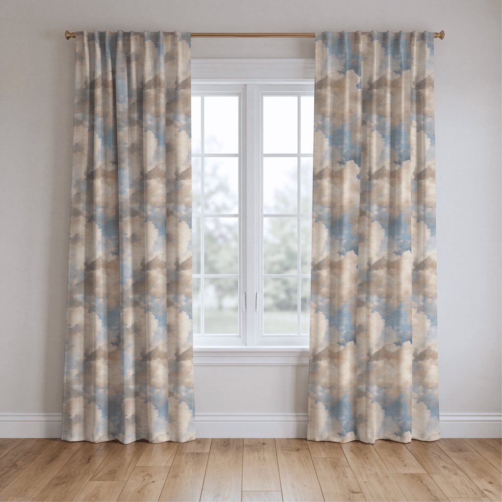 Heavenly Drift - Curtain Panel - The Drapery
