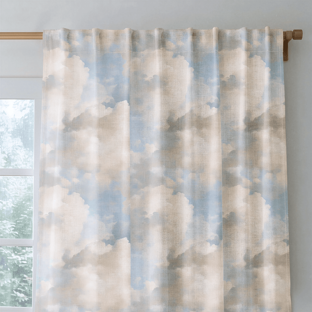 Heavenly Drift - Curtain Panel - The Drapery
