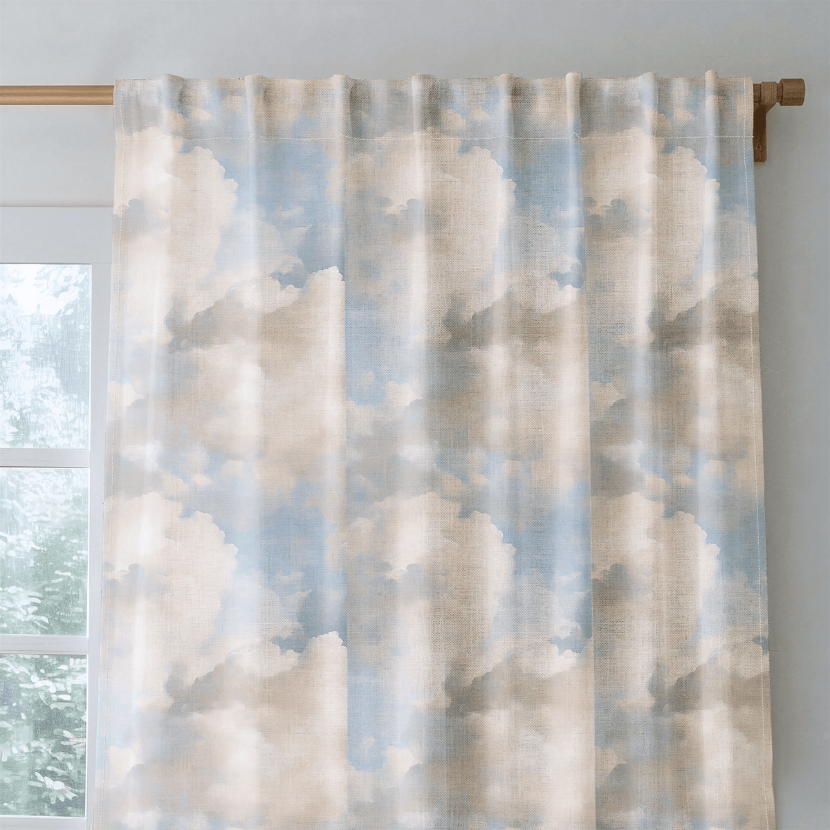 Heavenly Drift - Curtain Panel - The Drapery