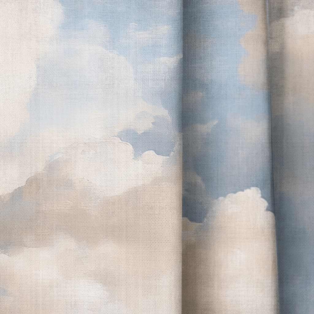 Heavenly Drift - Curtain Panel - The Drapery