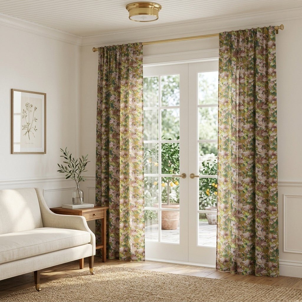 Heirloom Bouquet - Curtain Panel - The Drapery