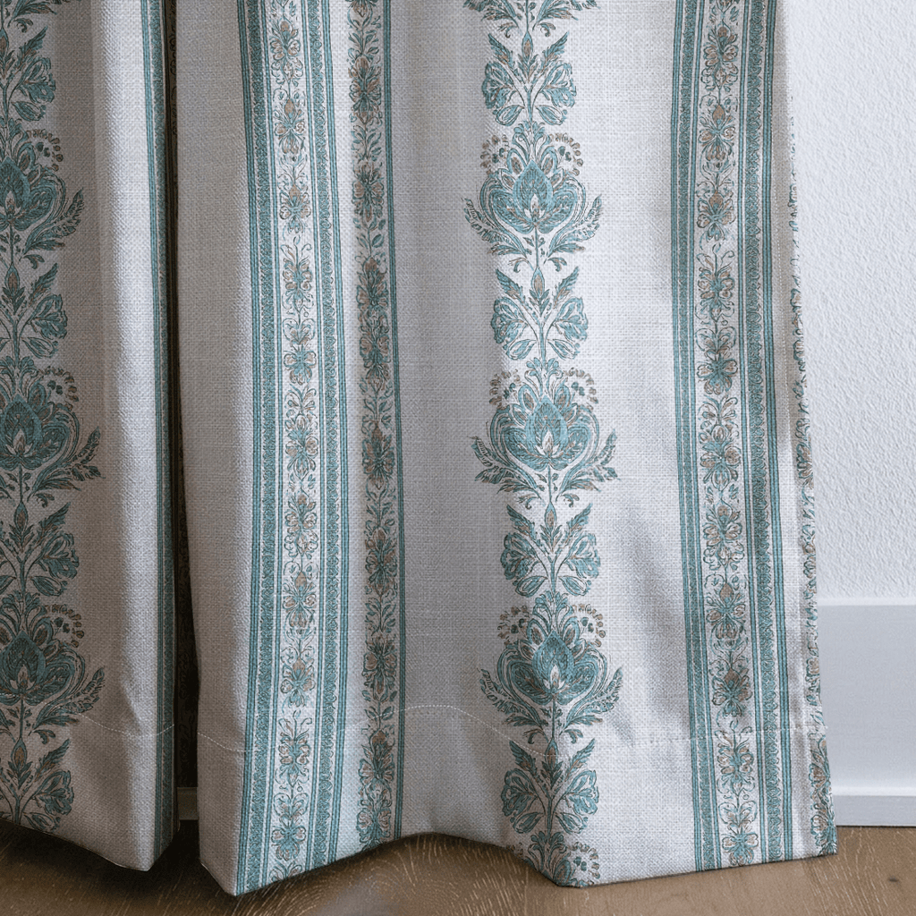 Heirloom Jade - Curtain Panel - The Drapery