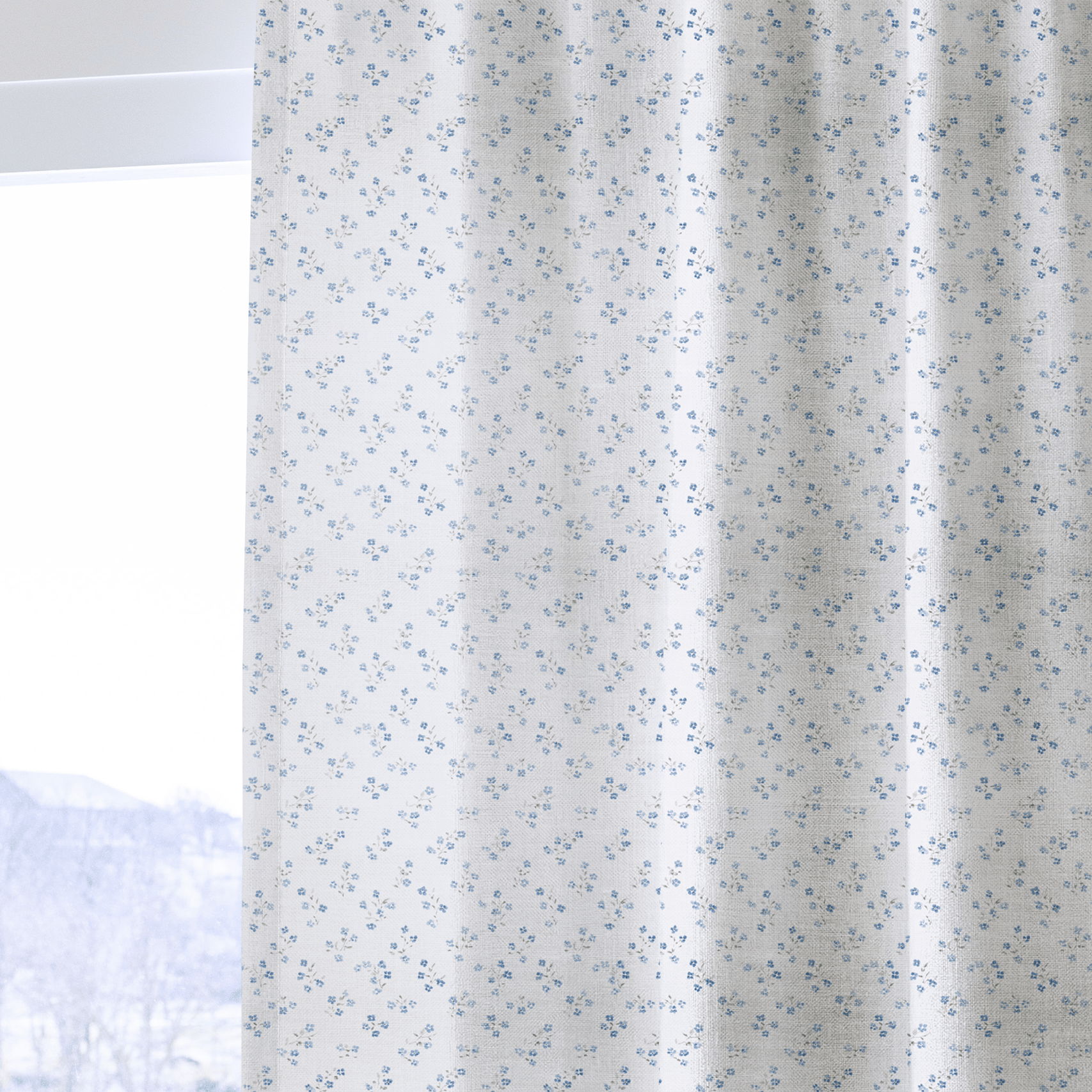 Helena Blossoms - Curtain Panel - The Drapery