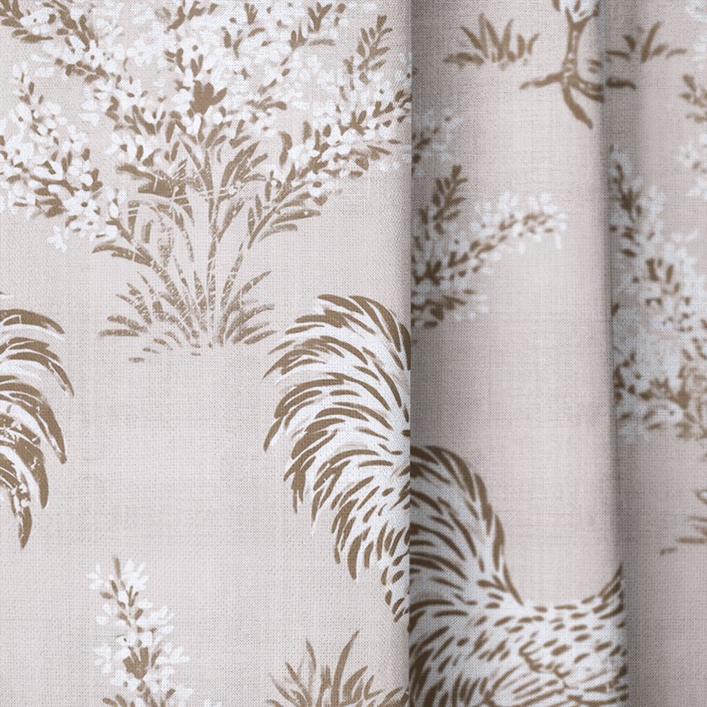 Henrietta Rooster Toile - Curtain Panel - The Drapery