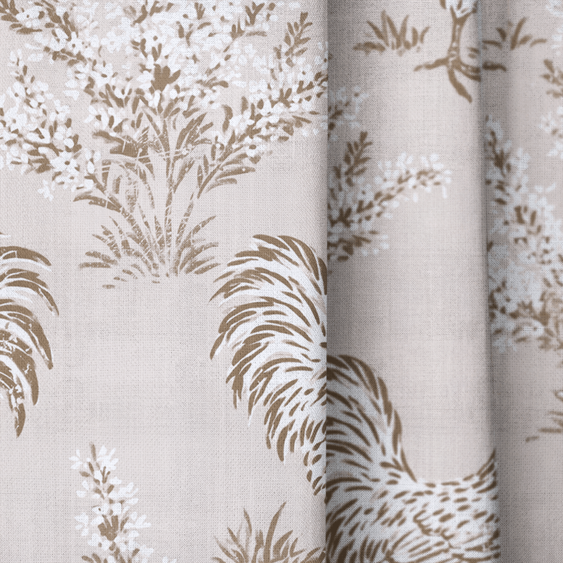 Henrietta Rooster Toile - Curtain Panel - The Drapery