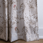 Henrietta Rooster Toile - Curtain Panel - The Drapery