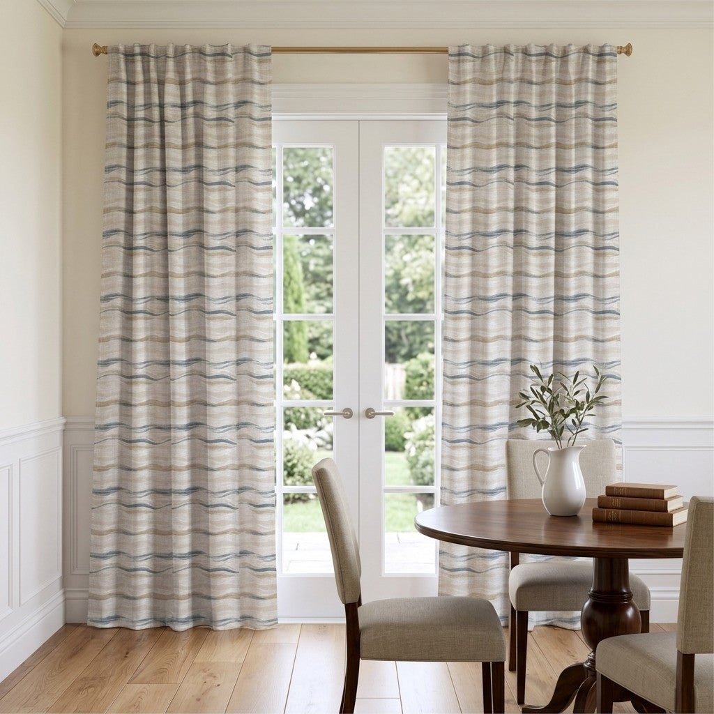 Henrik Waves - Curtain Panel - The Drapery