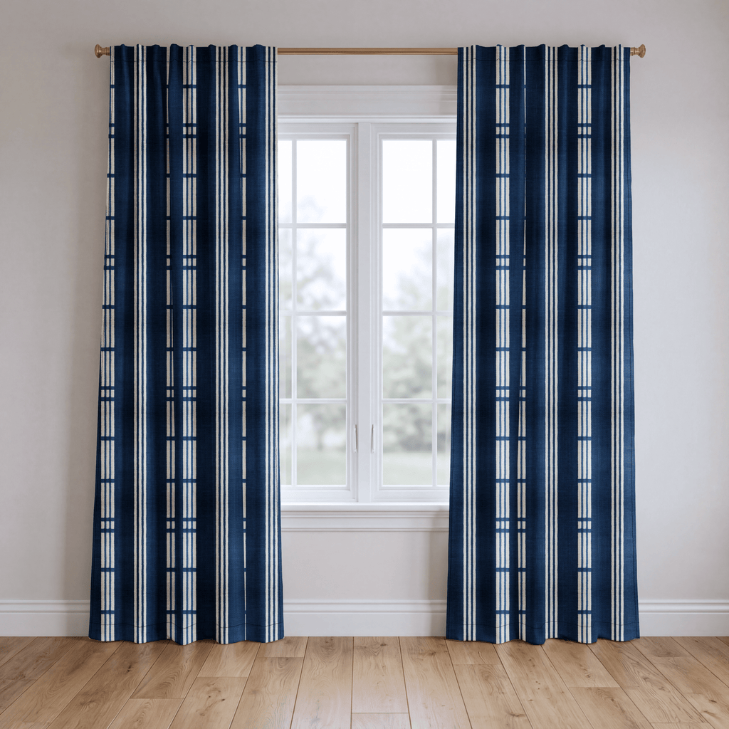 Henry Stripes - Curtain Panel - The Drapery