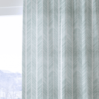 Herringbone Harbor - Curtain Panel - The Drapery